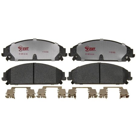 R/M Brakes BRAKE PADS OEM OE Replacement Hybrid Technology Includes Mounting Hardware EHT1058H
